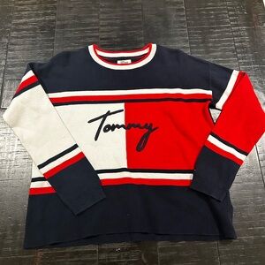 Tommy Hilfiger women’s size S old school sweater
